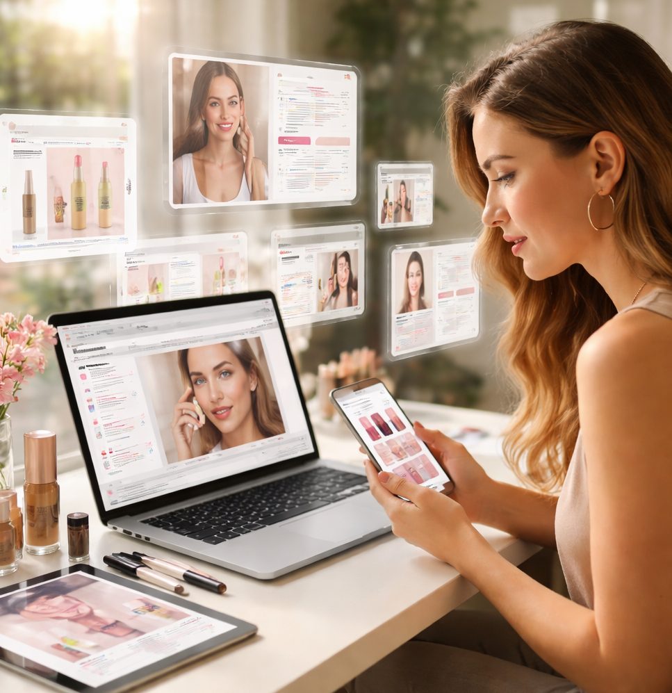 Plonge dans l&rsquo;écosystème digital de la beauté